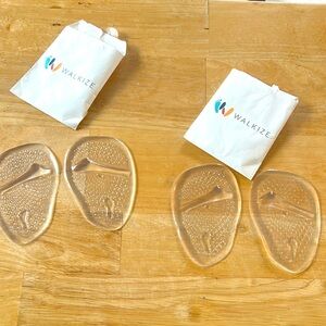 NWT Walkize Women's Ball of Foot Cushion Pads (2 Pairs / Pads) Metatarsal Pads